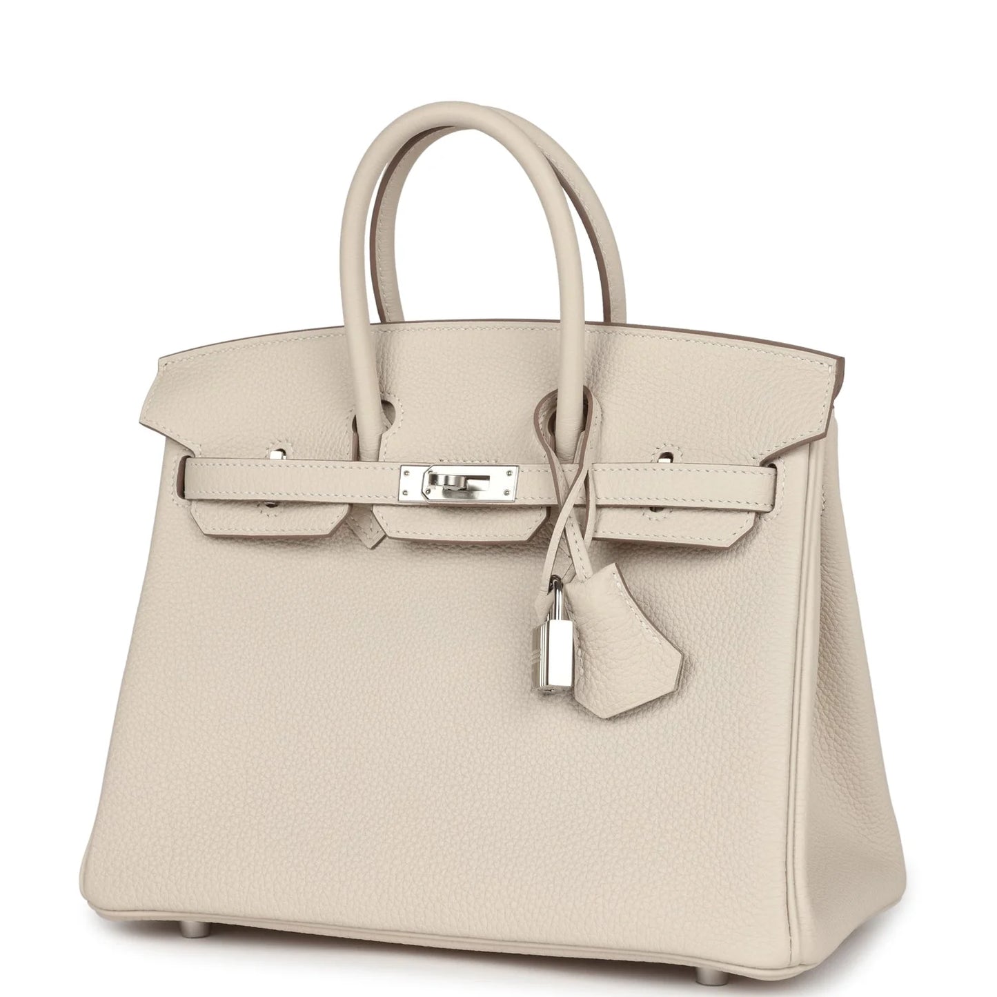 Hermès Birkin 25 Craie Togo Palladium Hardware