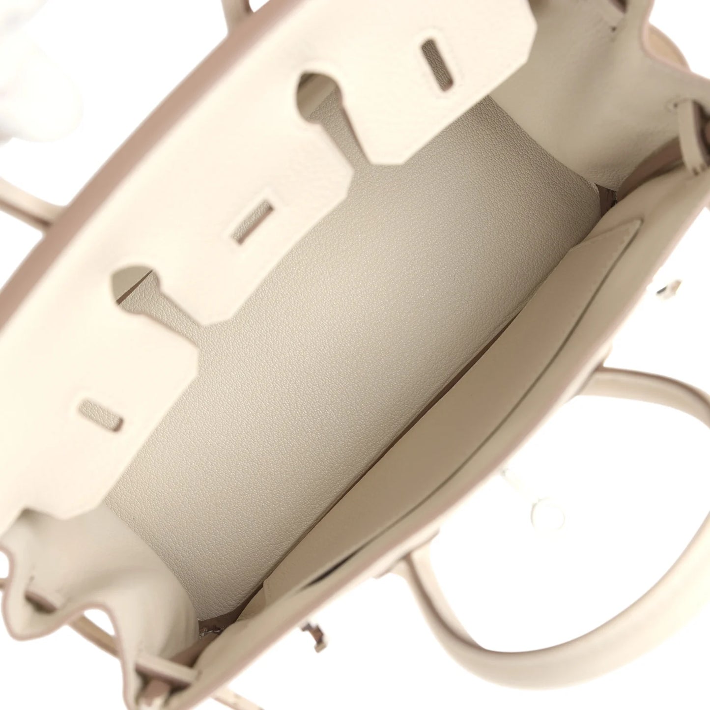 Hermès Birkin 25 Craie Togo Palladium Hardware