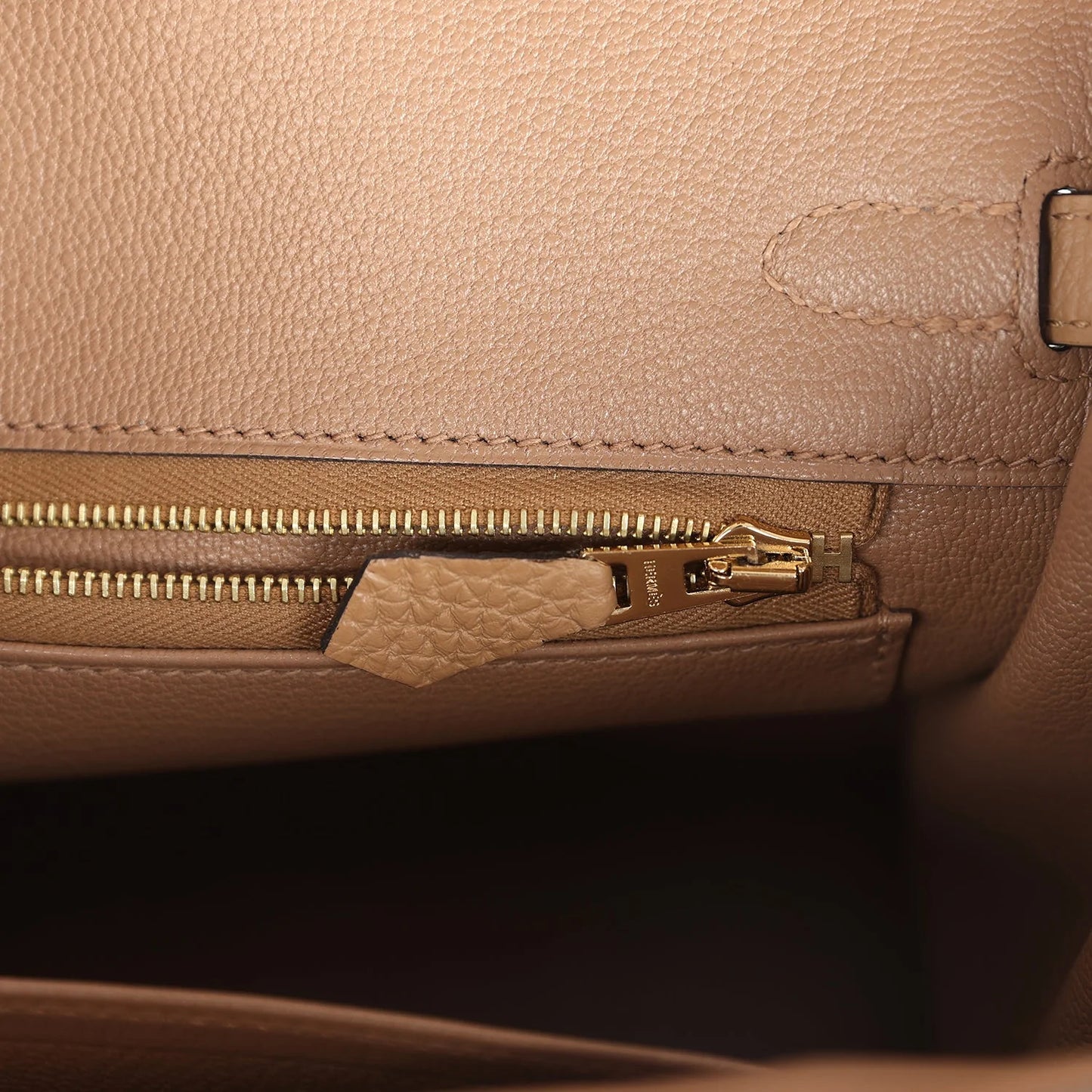 Hermès Birkin 25 Chai Togo Gold Hardware