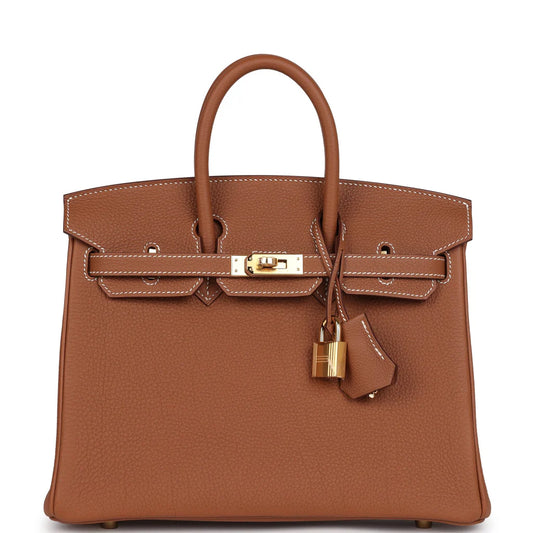 Hermès Birkin 25 Gold Togo Gold Hardware