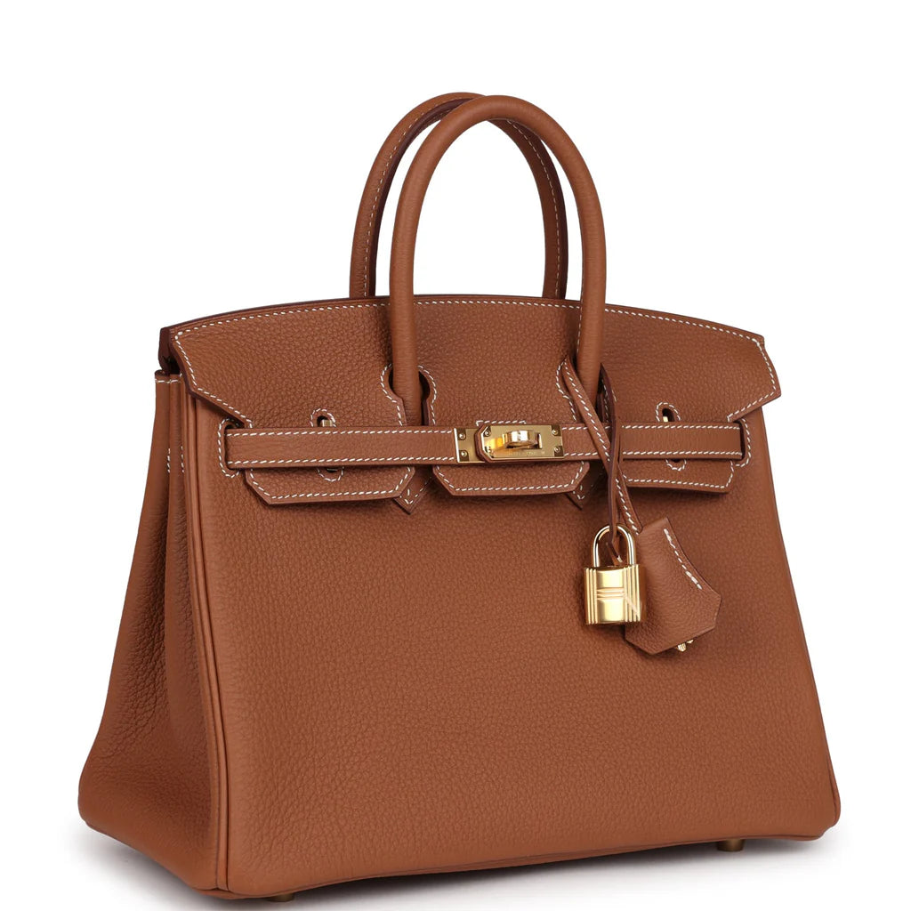 Hermès Birkin 25 Gold Togo Gold Hardware