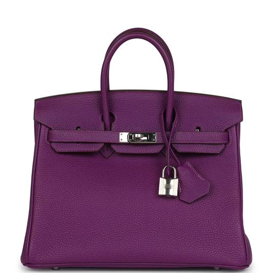 Hermès Special Order (HSS) Birkin 25 Anemone Togo Palladium Hardware
