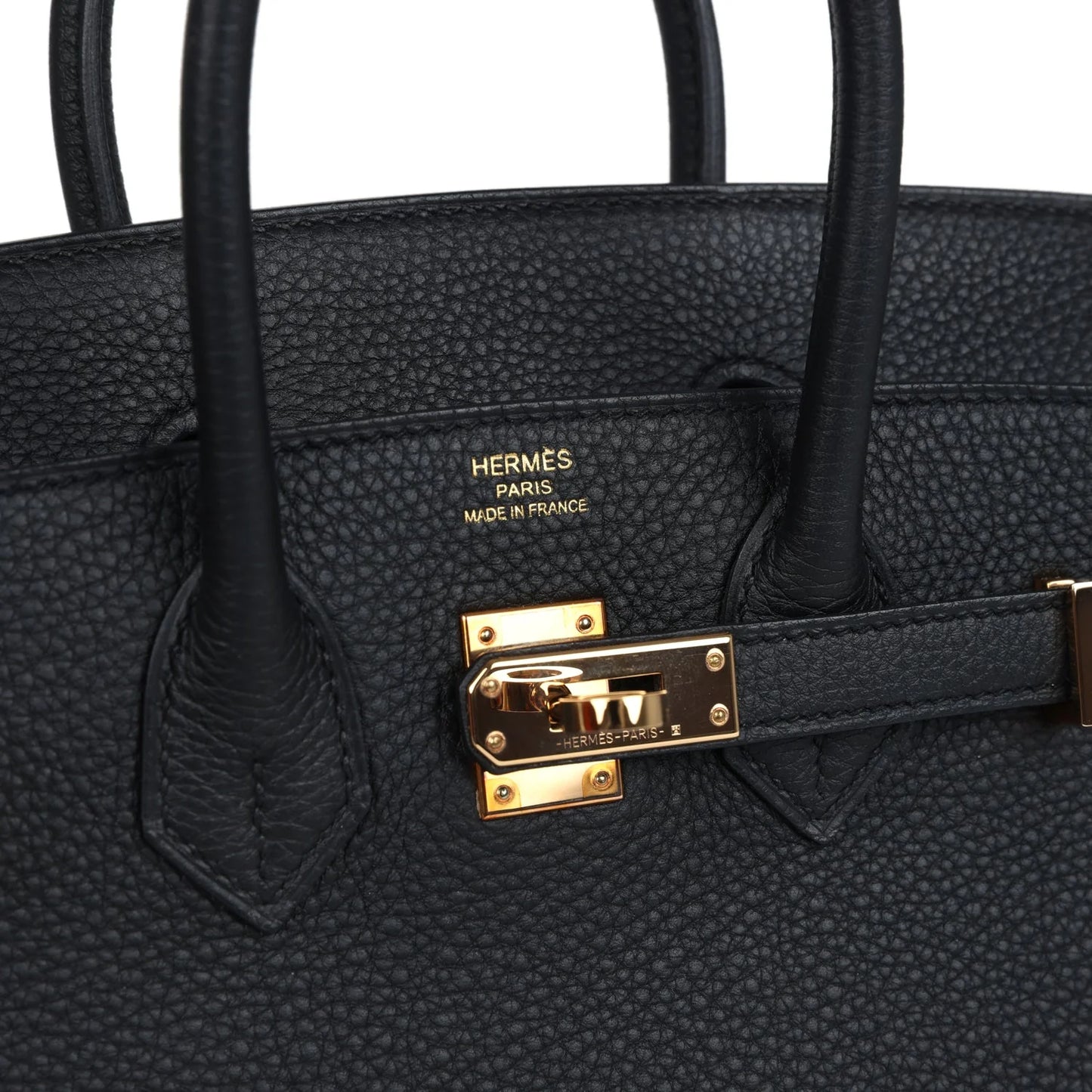 Hermès Birkin 25 Black Togo Rose Gold Hardware