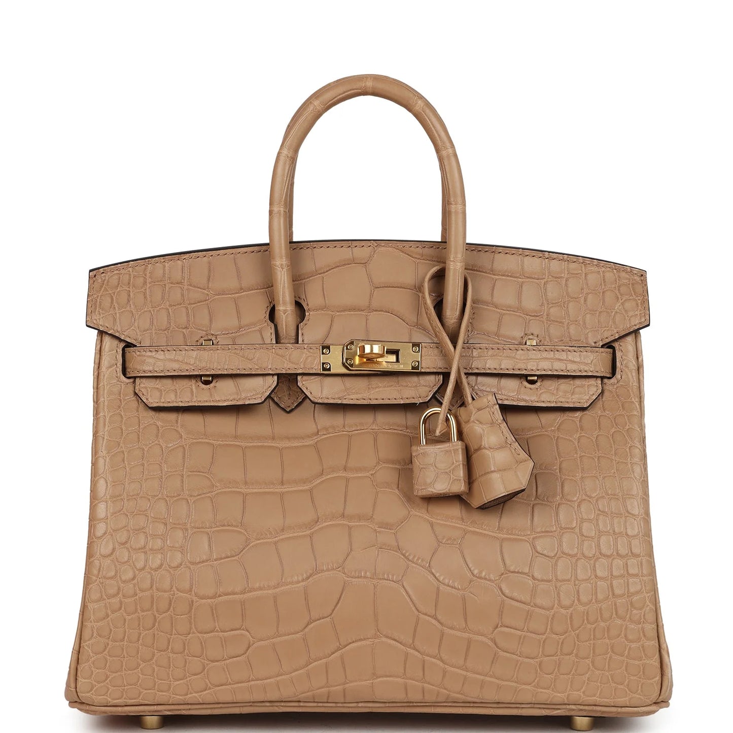 Hermès Birkin 25 Chai Matte Alligator Gold Hardware