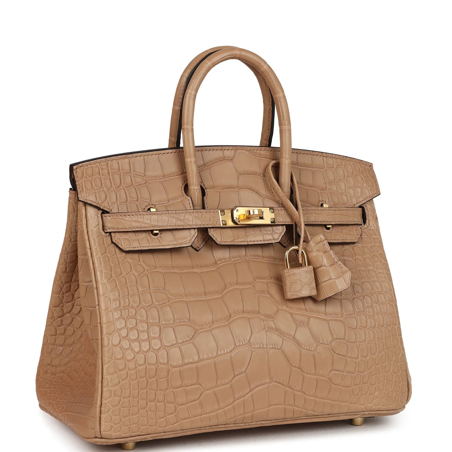 Hermès Birkin 25 Chai Matte Alligator Gold Hardware