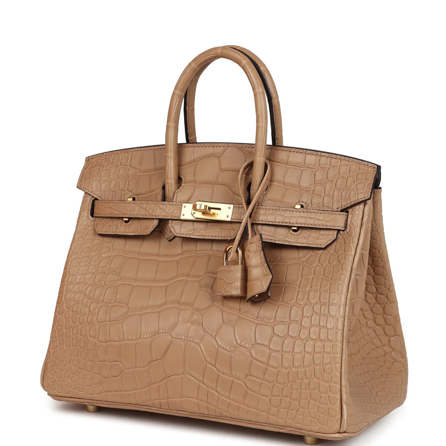 Hermès Birkin 25 Chai Matte Alligator Gold Hardware