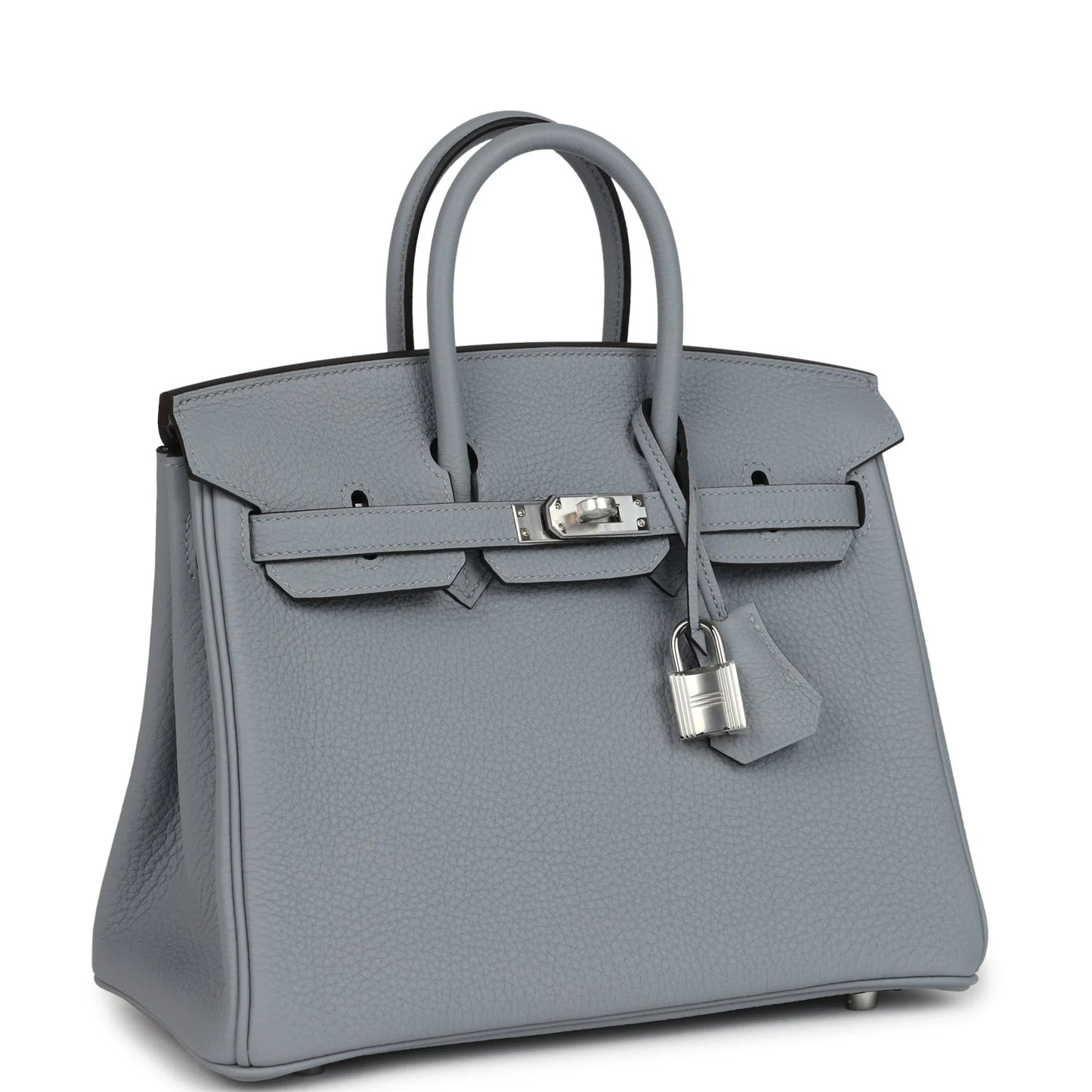 Hermès Birkin 25 Gris Pantin Togo Palladium Hardware