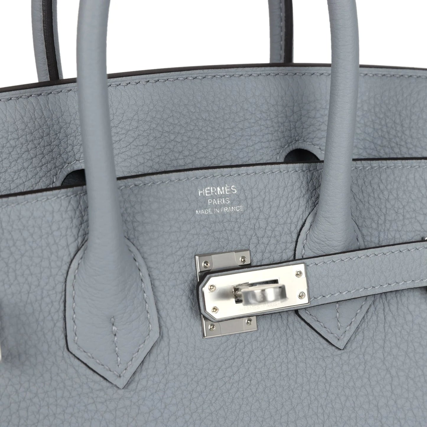 Hermès Birkin 25 Gris Pantin Togo Palladium Hardware