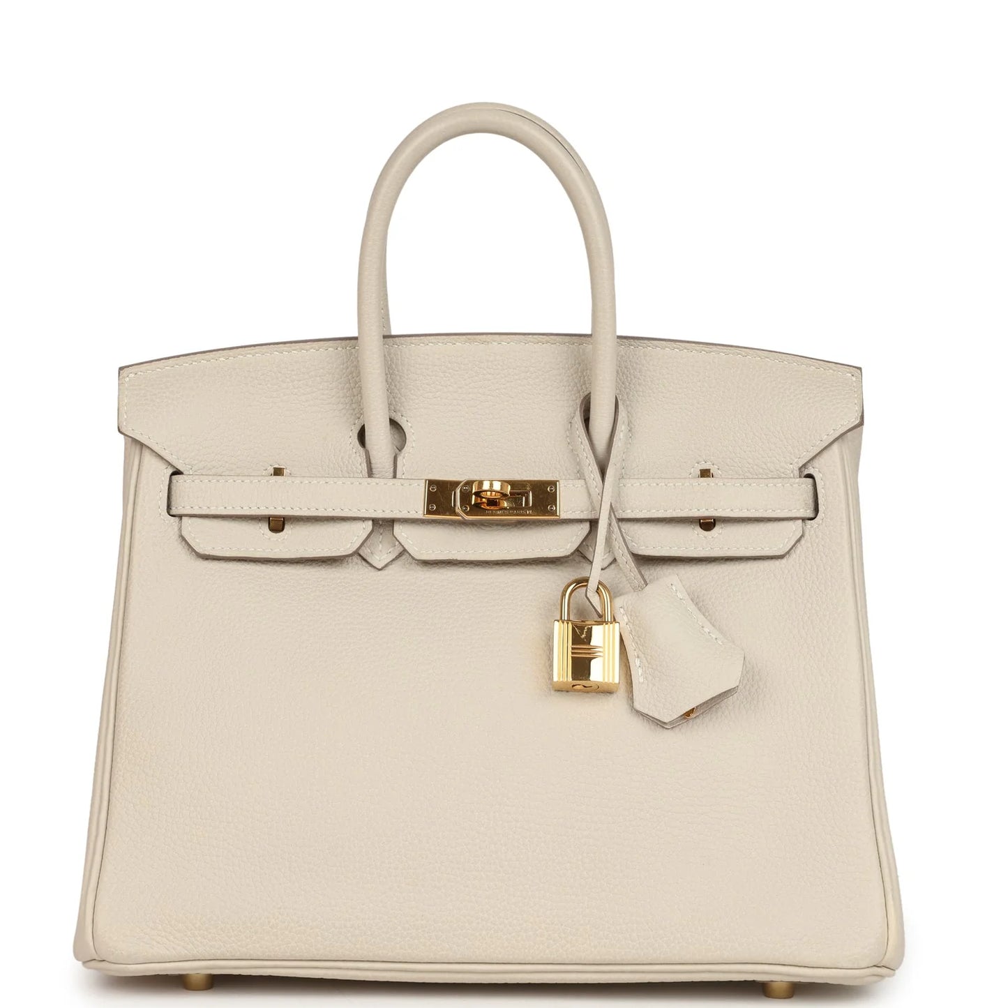 Hermès Birkin 25 Craie Togo Gold Hardware