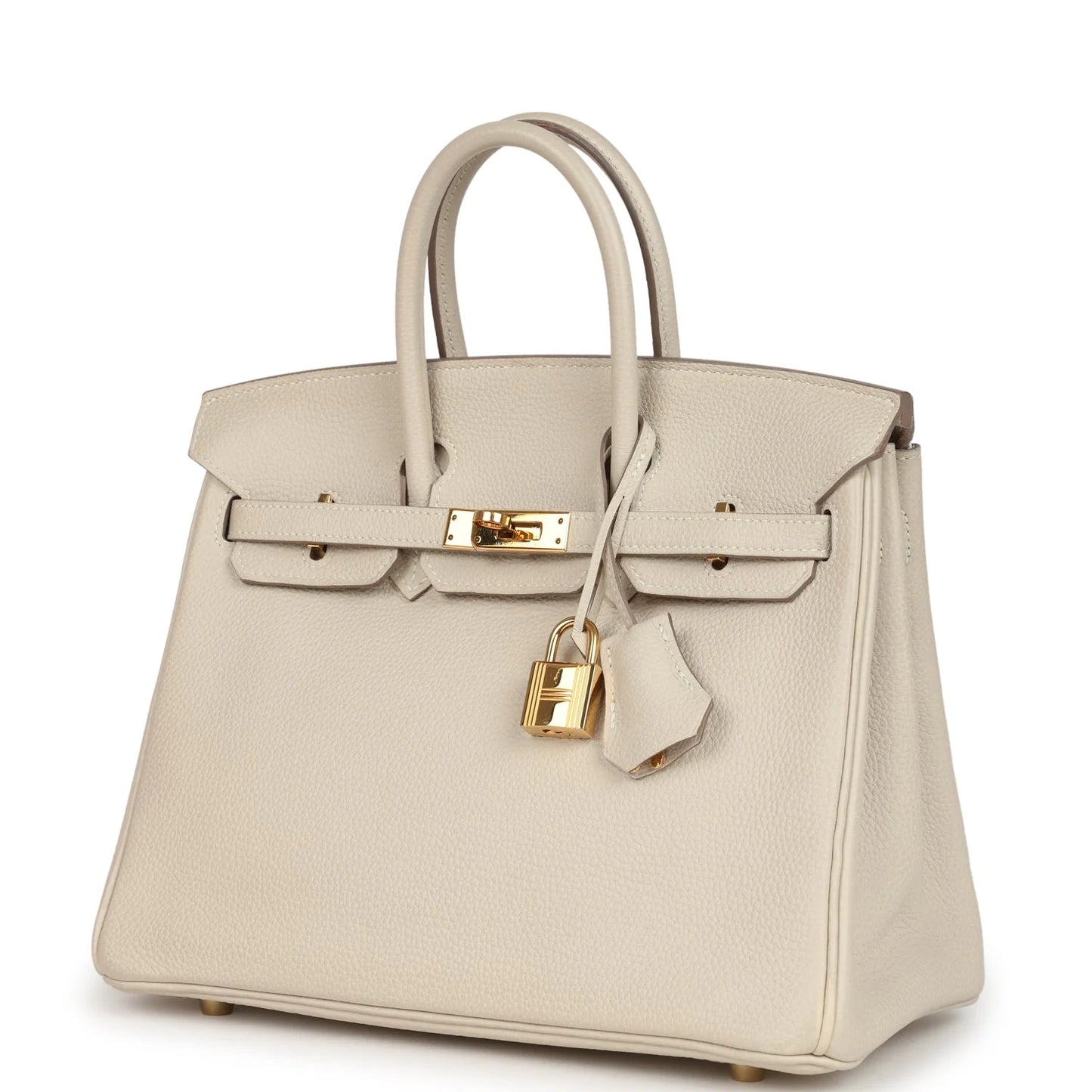 Hermès Birkin 25 Craie Togo Gold Hardware