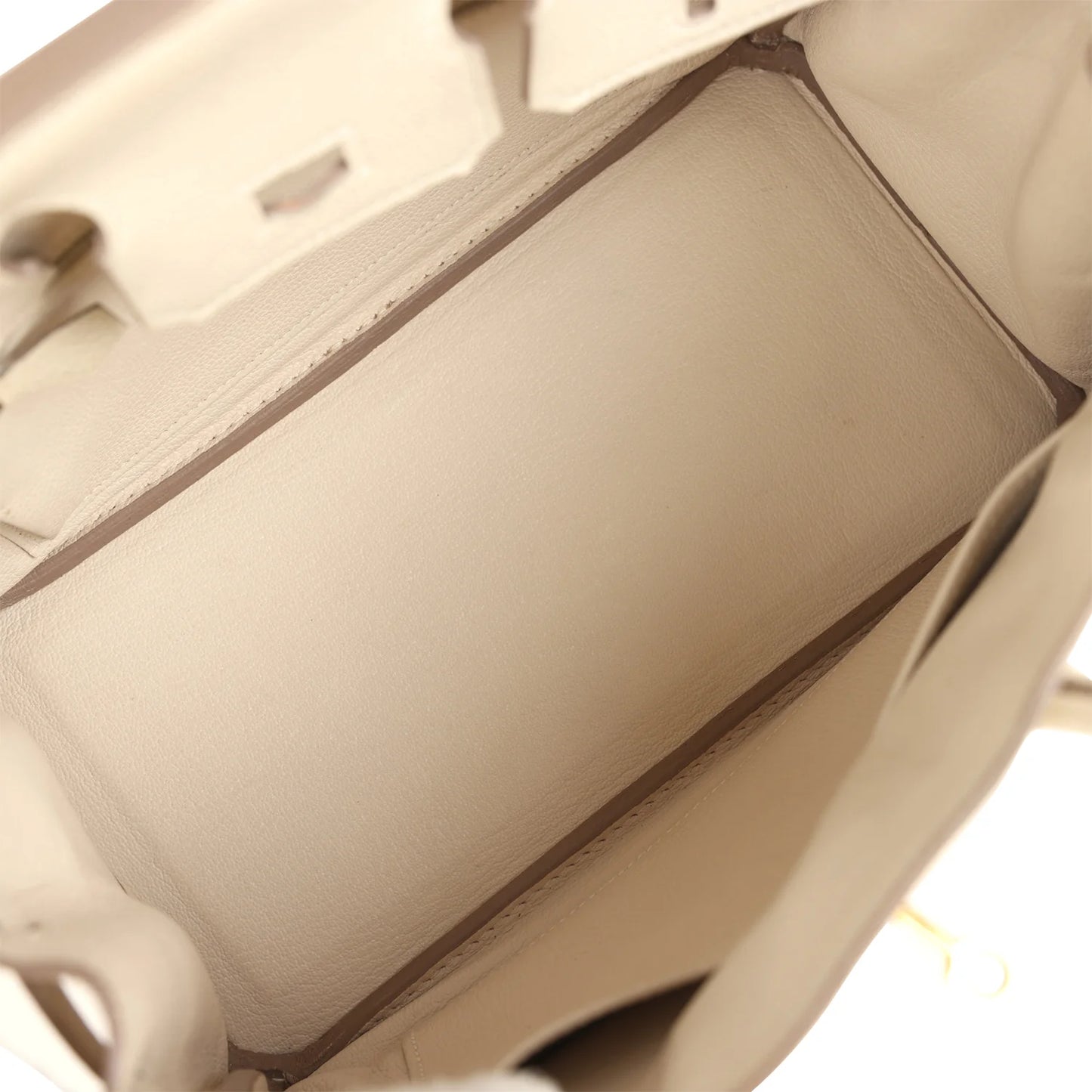 Hermès Birkin 25 Craie Togo Gold Hardware