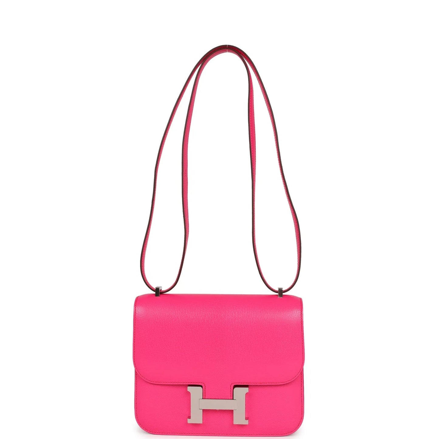 Hermès Constance 18 Rose Pop Chevre Chamkila Palladium Hardware