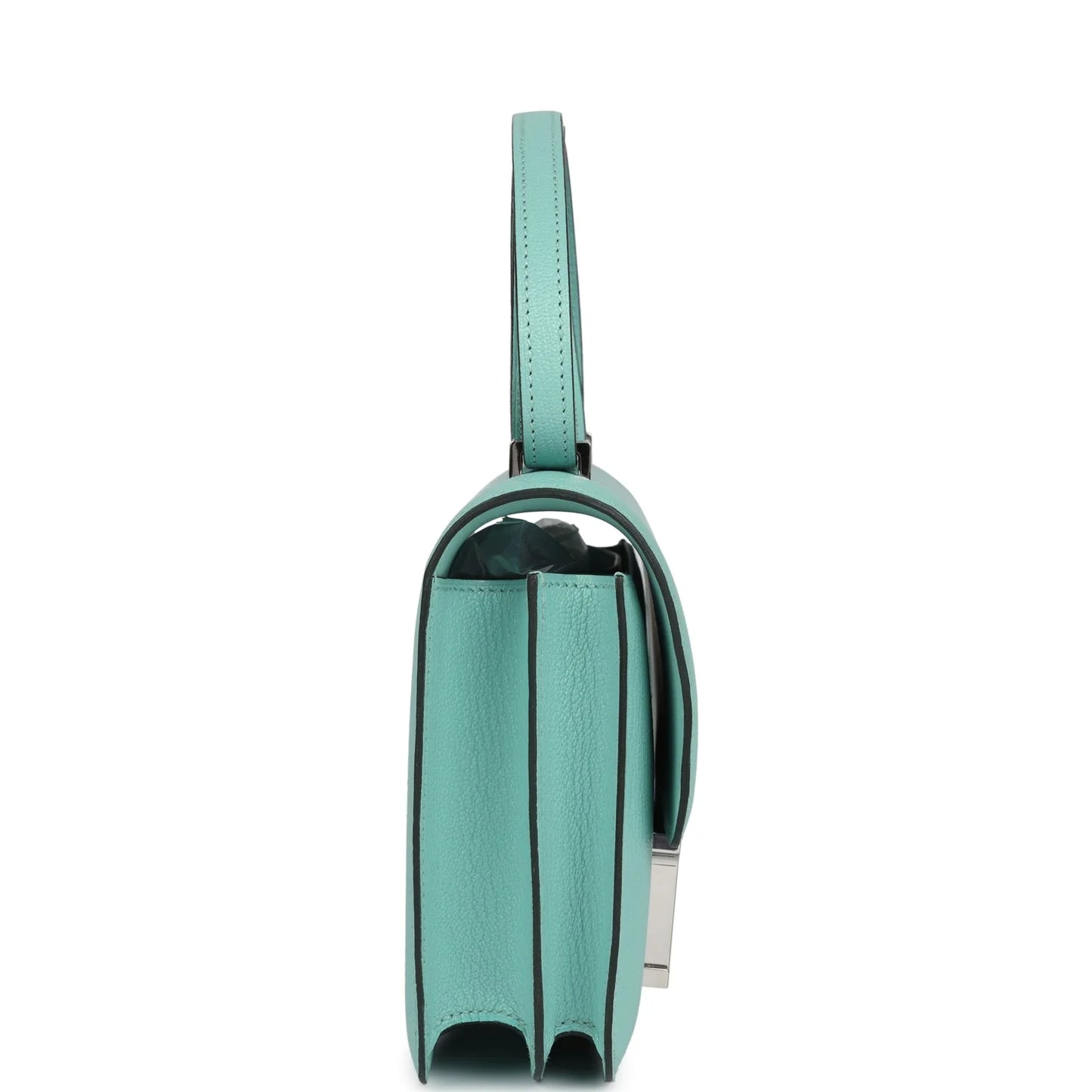 Hermès Constance 18 Aqua Chevre Palladium Hardware