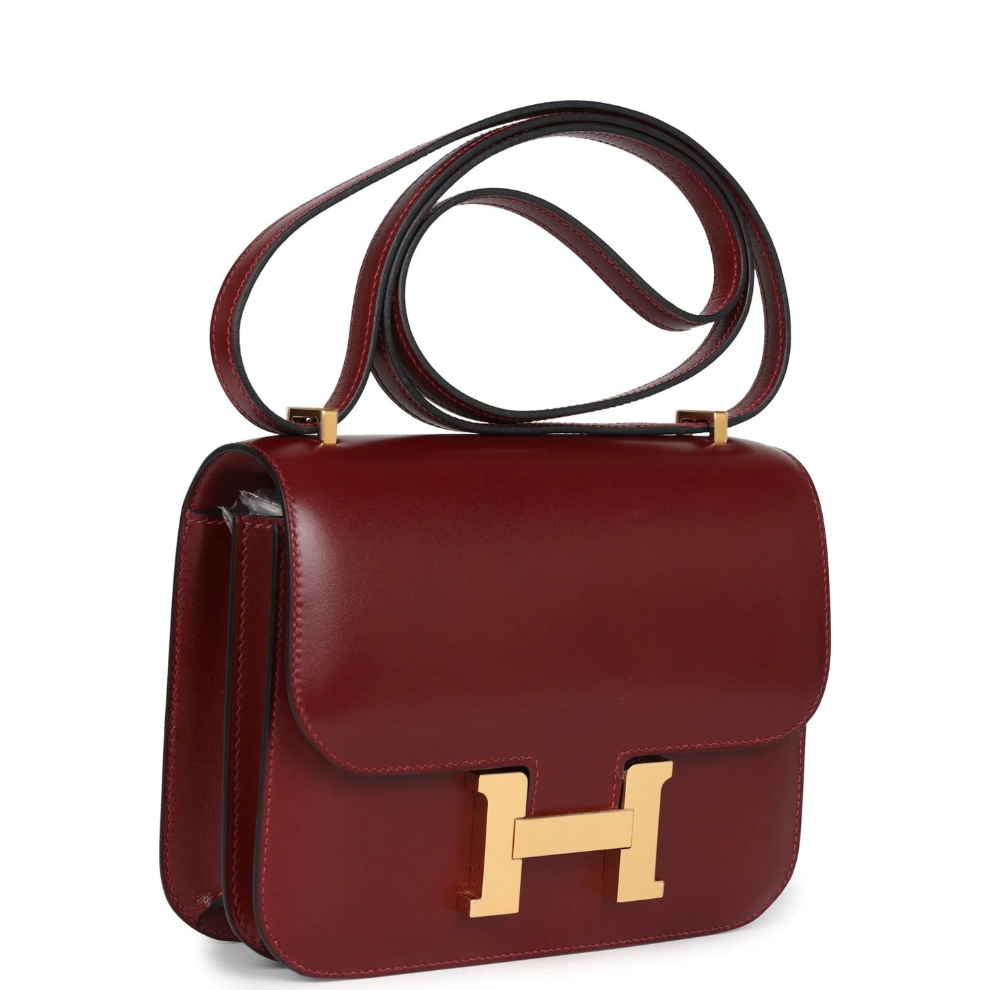 Hermès Constance 18 Rouge H Box Calfskin Gold Hardware