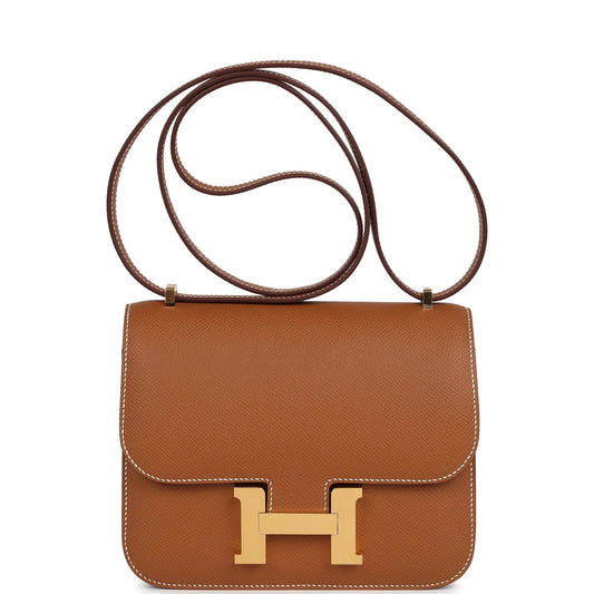 Hermès Constance 18 Gold Epsom Gold Hardware
