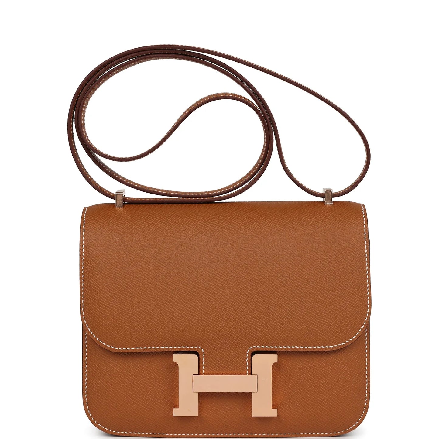 Hermès Constance 18 Gold Epsom Rose Gold Hardware