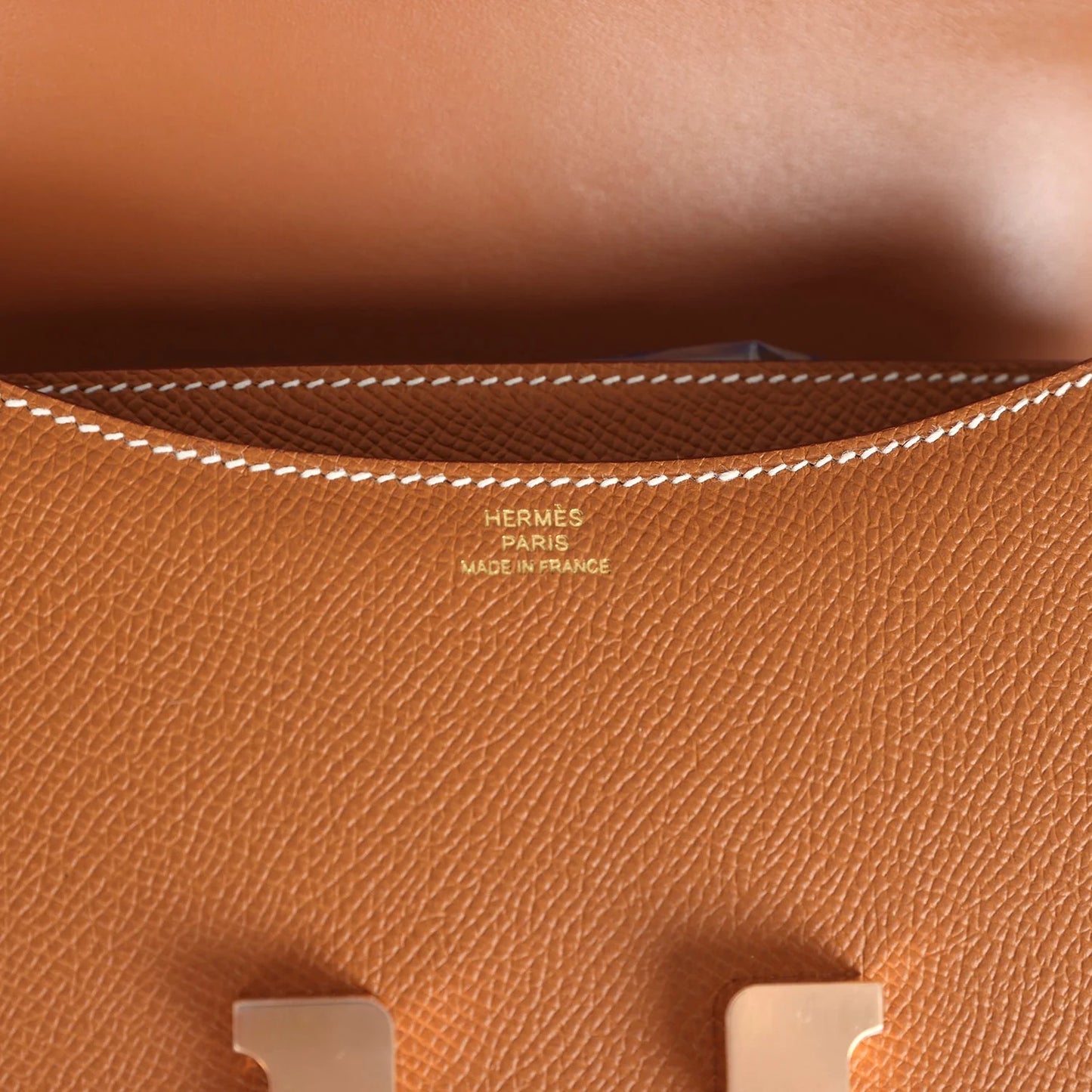 Hermès Constance 18 Gold Epsom Rose Gold Hardware