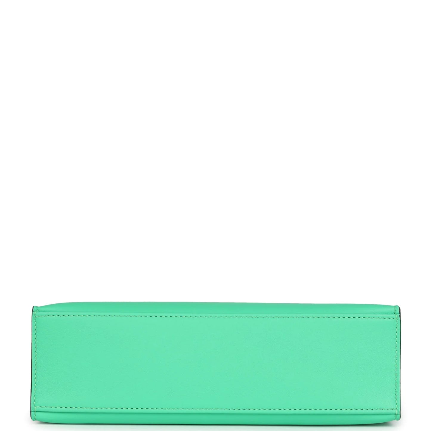 Hermès Kelly Pochette Vert Comics Swift Palladium Hardware
