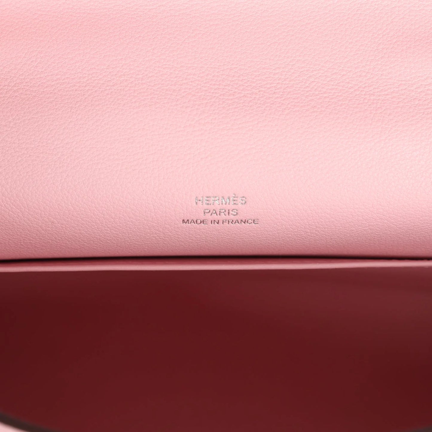 Hermès Kelly Pochette Rose Sakura Swift Palladium Hardware