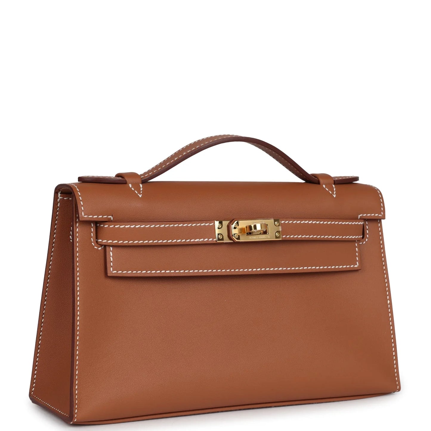 Hermès Kelly Pochette Gold Swift Gold Hardware