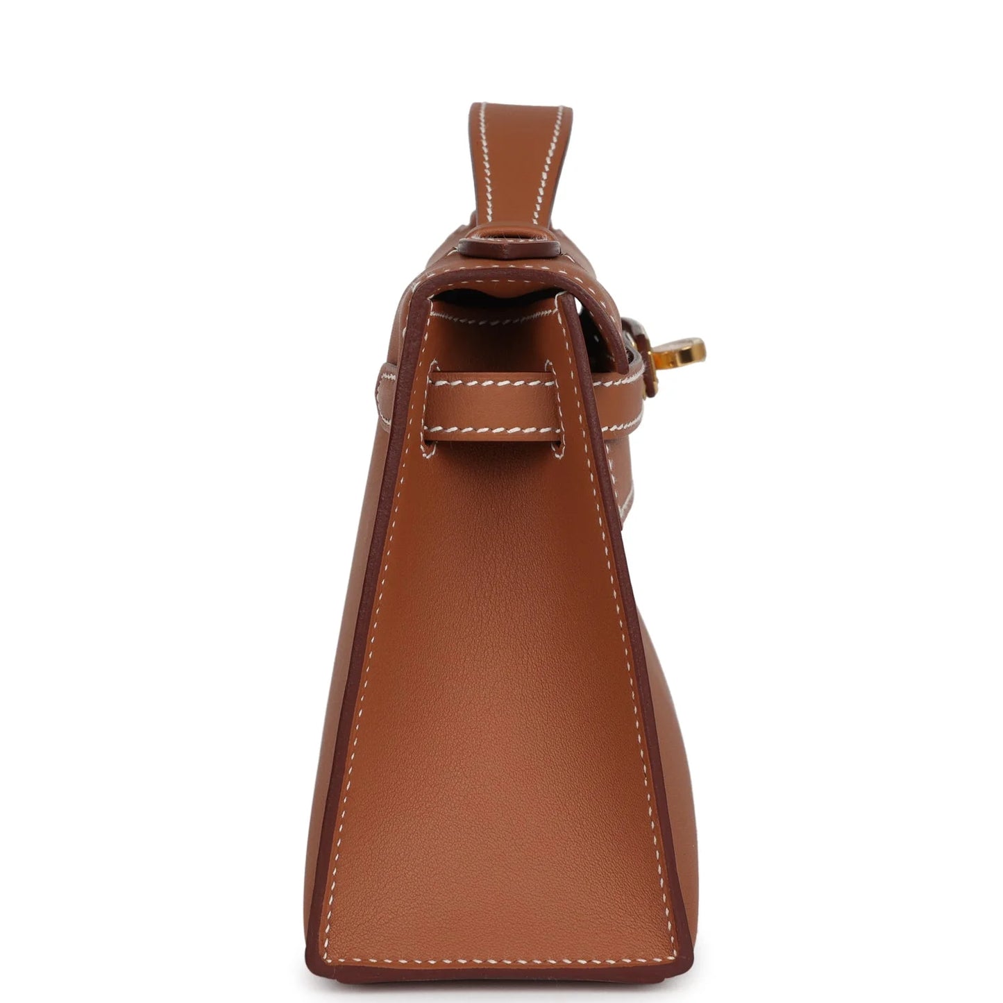 Hermès Kelly Pochette Gold Swift Gold Hardware