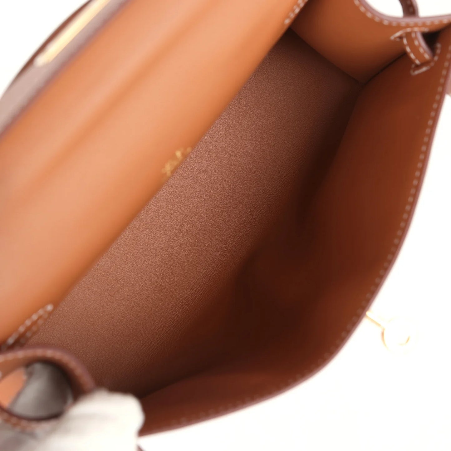 Hermès Kelly Pochette Gold Swift Gold Hardware