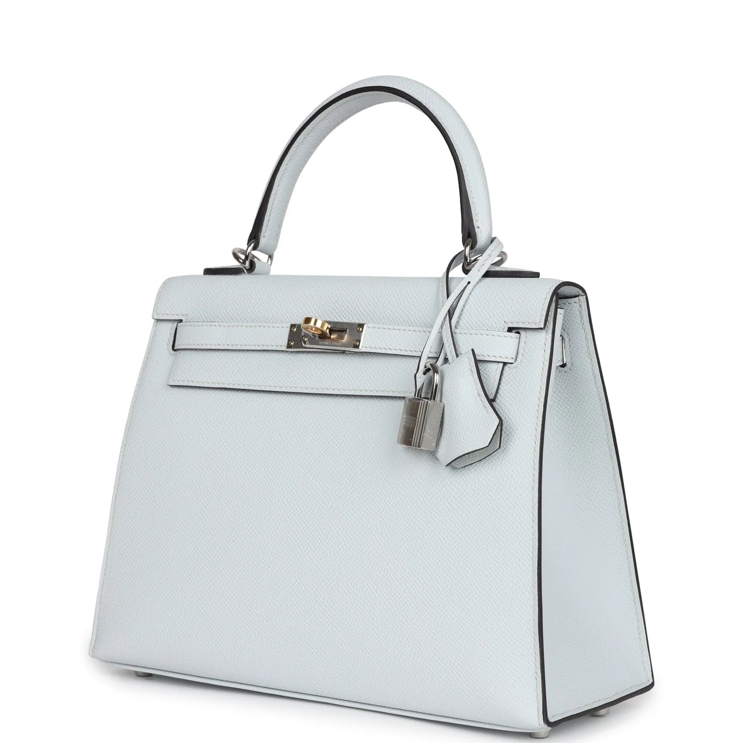 Hermès Kelly Sellier 25 Gris Platine Epsom Electrum Hardware