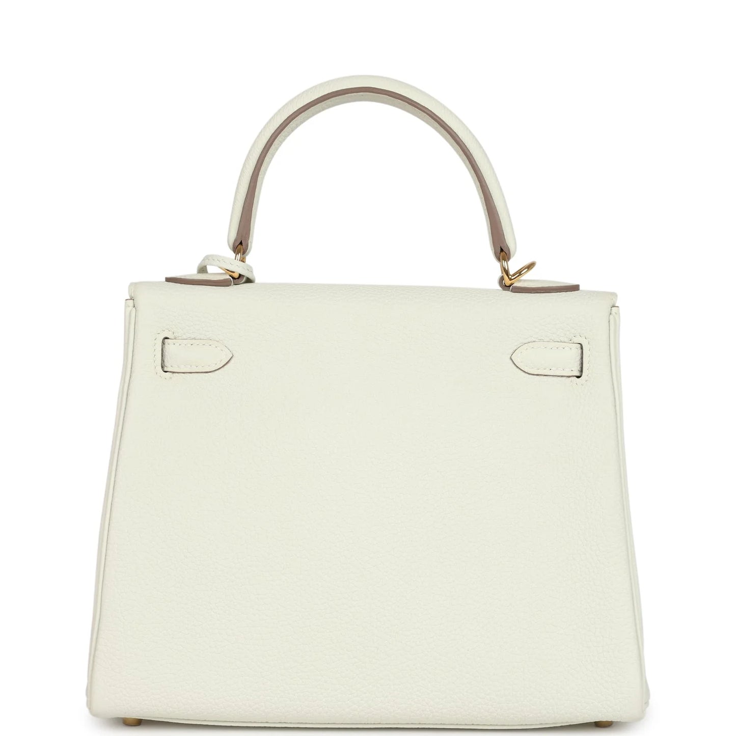 Hermès Kelly Retourne 25 Mushroom Togo Gold Hardware