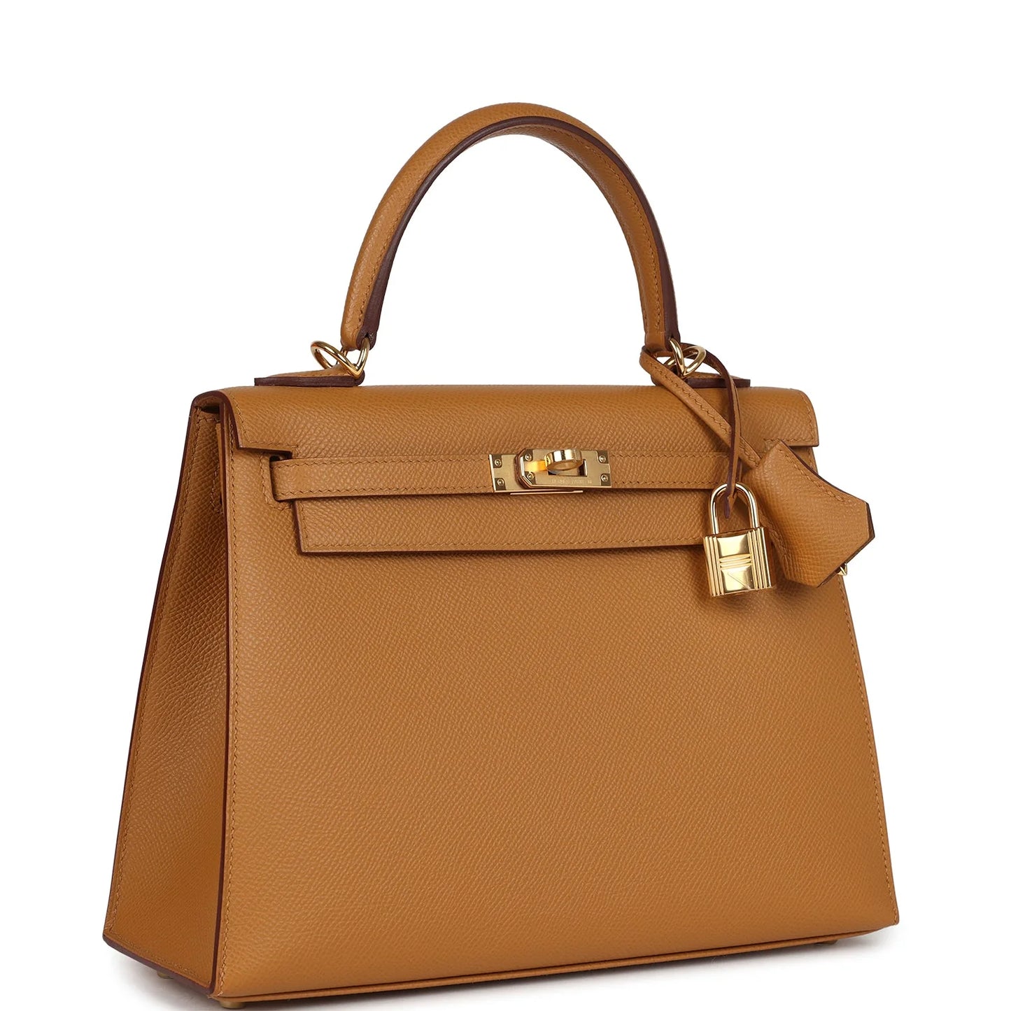 Hermès Kelly Sellier 25 Sesame Epsom Gold Hardware