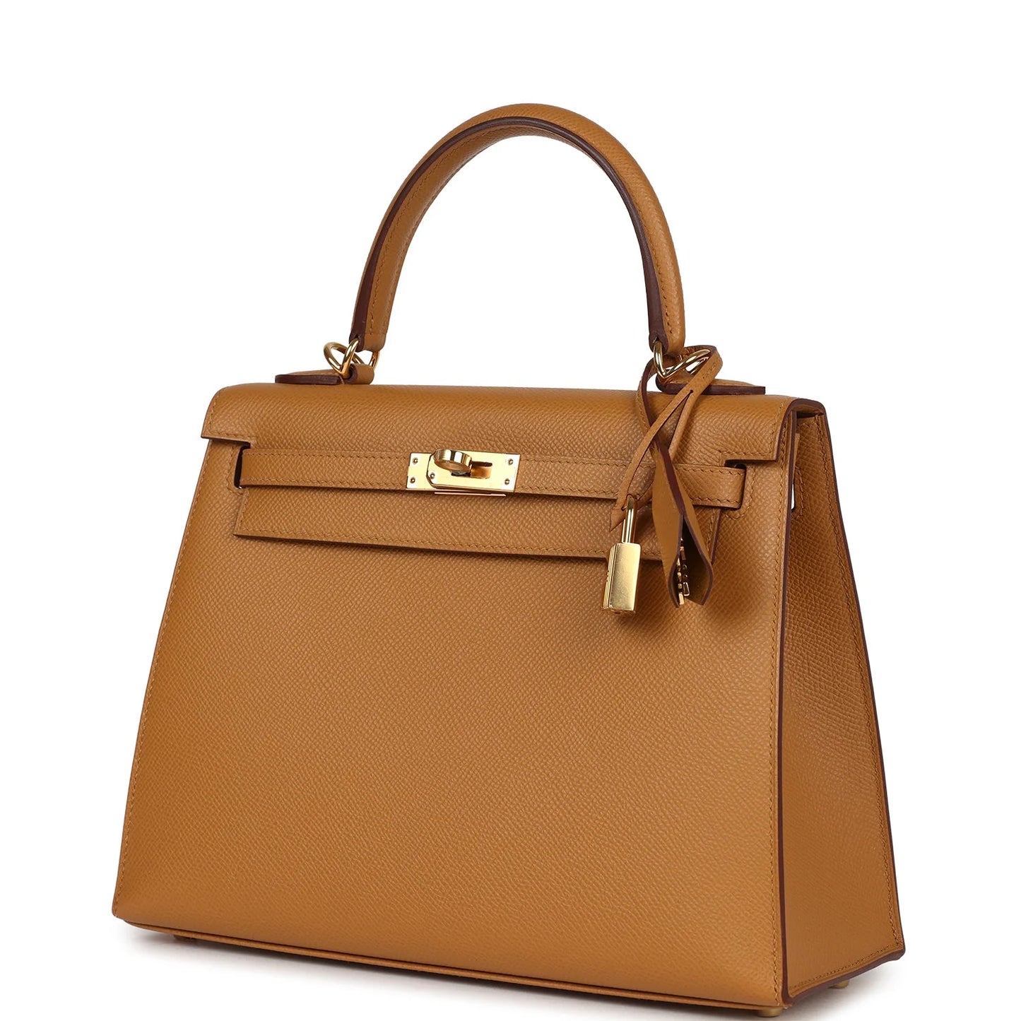 Hermès Kelly Sellier 25 Sesame Epsom Gold Hardware