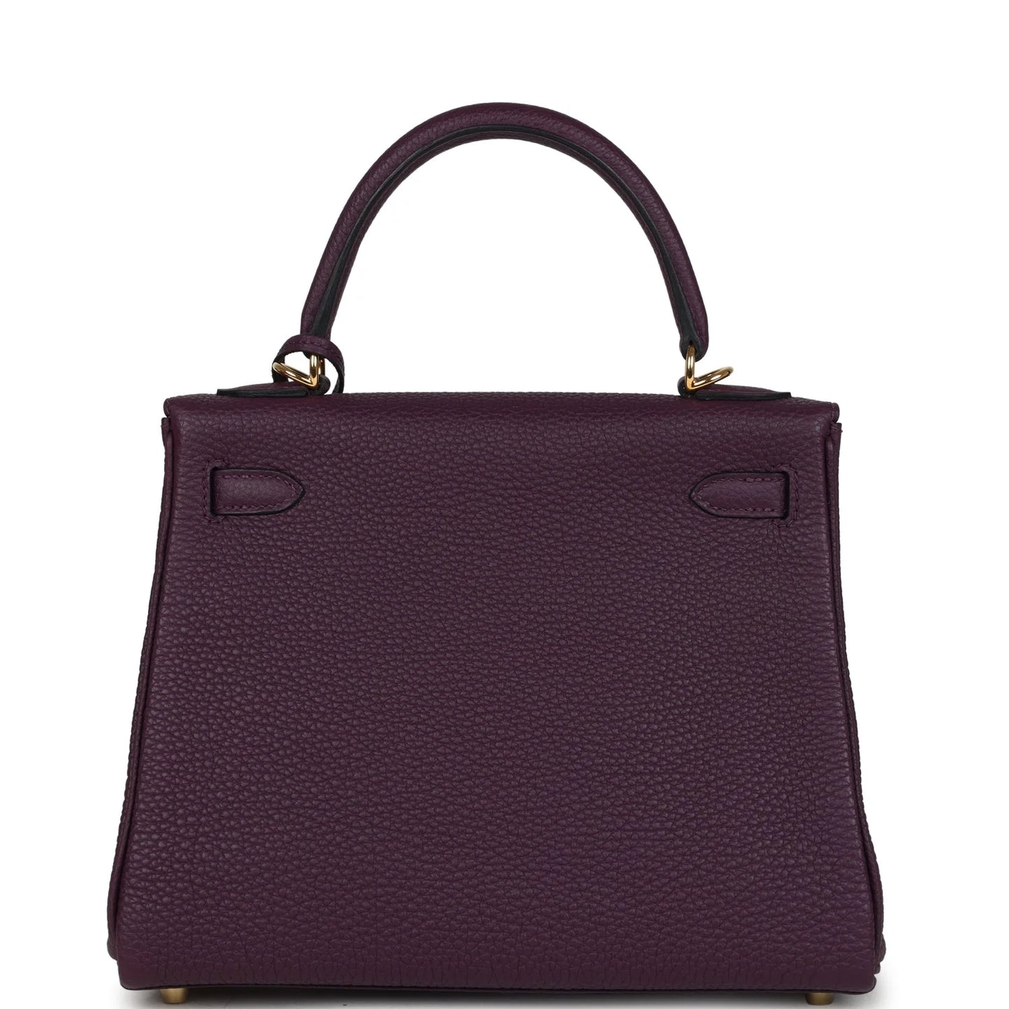 Hermès Kelly Retourne 25 Cassis Togo Gold Hardware