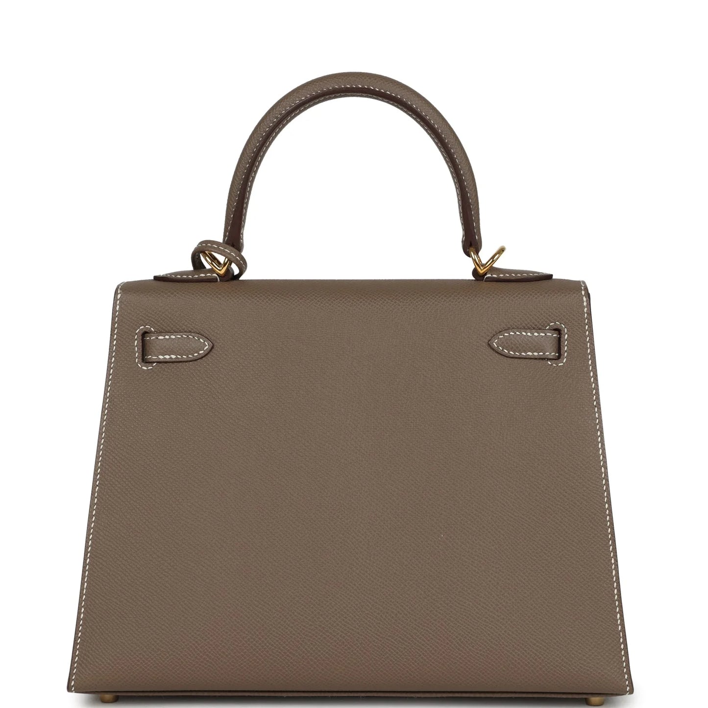 Hermès Kelly Sellier 25 Etoupe Epsom Gold Hardware