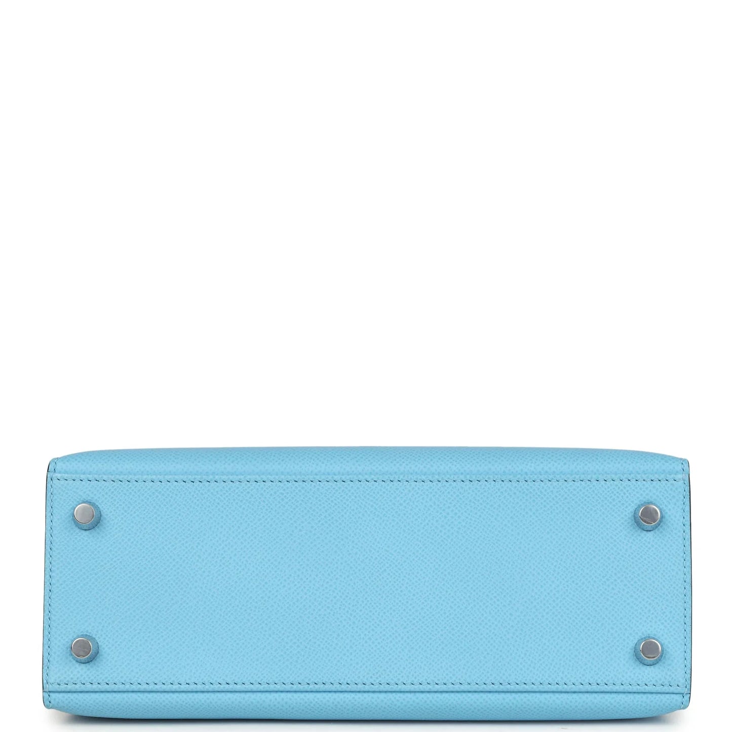 Hermès Kelly Sellier 25 Celeste Epsom Palladium Hardware