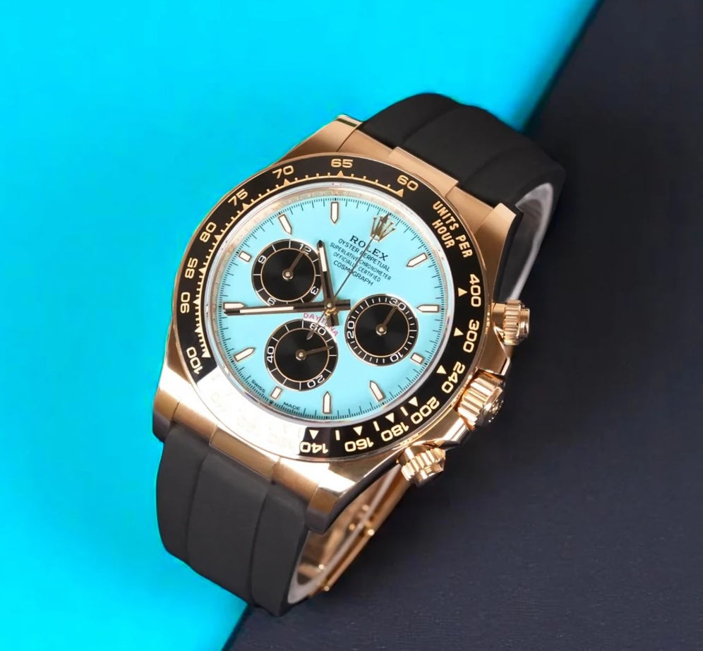 Rolex Cosmograph Daytona 40mm 126518LN-0014 Turquoise Blue & Black Dial