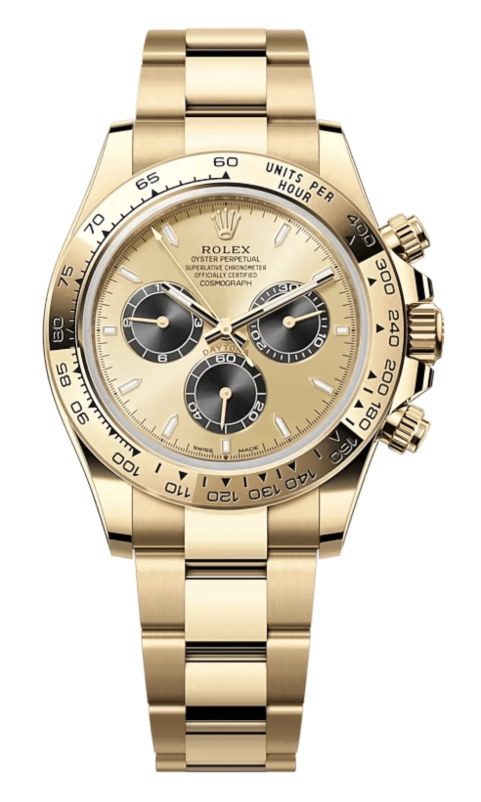Rolex Cosmograph Daytona 40mm 126508-0006 Golden & Bright Black Dial
