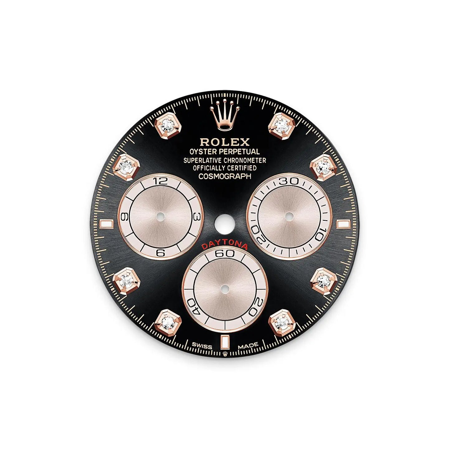 Rolex Cosmograph Daytona 40mm 126515LN-0004 Bright Black & Sundust Dial with Diamonds