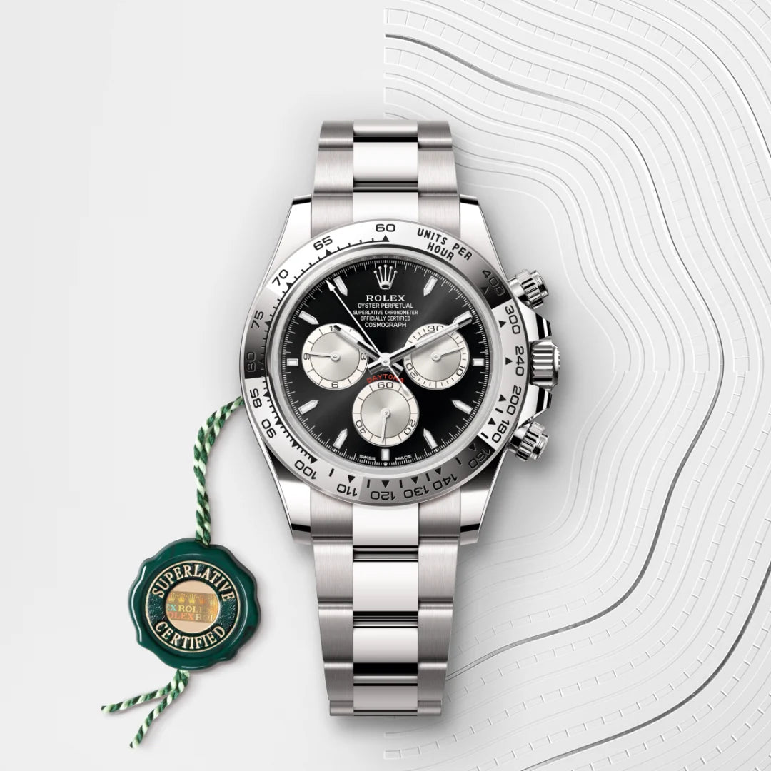 Rolex Cosmograph Daytona 40mm 126509-0001 Bright Black & Steel Dial