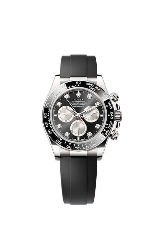 Rolex Cosmograph Daytona 40mm 126519LN-0004 Bright Black & Steel Dial with Diamonds Dial